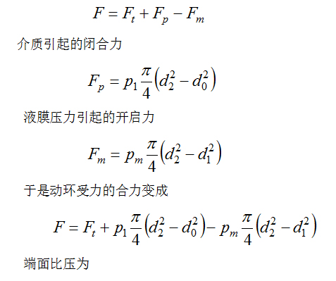 機(jī)械密封主要性能參數(shù)